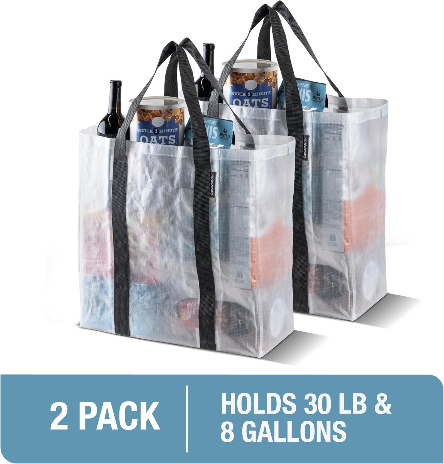 imageCleverMade Under Bed Storage Bag  Collapsible Storage for Shoes and Clothes Easy Use  Heavy Duty Utility Bag HomeClear 42l  Tote  Pack of 2