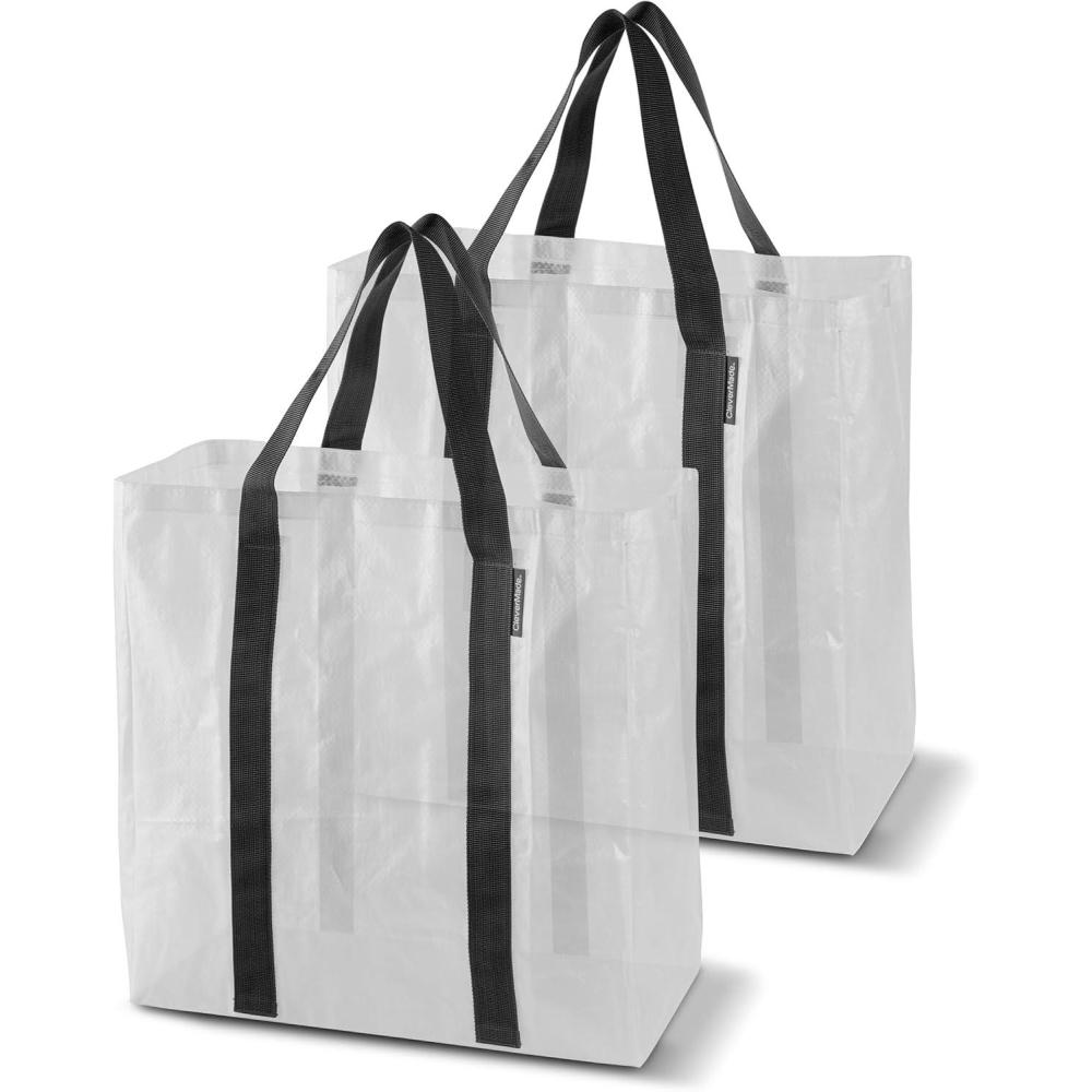 imageCleverMade Under Bed Storage Bag  Collapsible Storage for Shoes and Clothes Easy Use  Heavy Duty Utility Bag HomeClear 42l  Tote  Pack of 2