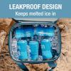CleverMade Collapsible Insulated Cooler Bag – Leakproof Soft Folding Cooler for Beach, Travel, Car(Cool Gray – Pacifica Cooler – 18 Can)