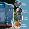 CleverMade Collapsible Insulated Cooler Bag – Leakproof Soft Folding Cooler for Beach, Travel, Car(Cool Gray – Pacifica Cooler – 50 Can)