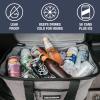 CleverMade Collapsible Insulated Cooler Bag – Leakproof Soft Folding Cooler for Beach, Travel, Car(Dark Gray – Tahoe Cooler – 50 Can)