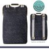 CleverMade Collapsible Laundry Backpack Hamper – Black Birch 45L / 12 Gal 30 lbs – Space Saving Storage Organizer with Strap Home Organization