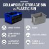 CleverMade Collapsible Storage Bins – Obsidian 3 Pack 32L – Stackable Containers Heavy Duty Capacity Folding Crates – Space-Saving for Home(Tan – 62L – Pack of 3)