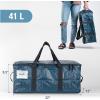 CleverMade Under Bed Storage Bag – Collapsible Storage for Shoes and Clothes Easy Use – Heavy Duty Utility Bag Home(Ocean (42l) – Duffle – Pack of 2)