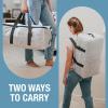 CleverMade Under Bed Storage Bag – Collapsible Storage for Shoes and Clothes Easy Use – Heavy Duty Utility Bag Home(Ocean (42l) – Duffle – Pack of 2)