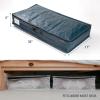 CleverMade Under Bed Storage Bag – Collapsible Storage for Shoes and Clothes Easy Use – Heavy Duty Utility Bag Home(Ocean (46l) – Storage – Pack of 2)