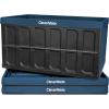 CleverMade Collapsible Storage Bins – Obsidian 3 Pack 32L – Stackable Containers Heavy Duty Capacity Folding Crates – Space-Saving for Home(Ocean Blue 2 – 62L – Pack of 3)