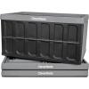 CleverMade Collapsible Storage Bins – Obsidian 3 Pack 32L – Stackable Containers Heavy Duty Capacity Folding Crates – Space-Saving for Home(Stone Gray 2 – 62L – Pack of 3)