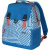 CleverMade Insulated Backpack Cooler Bag – 18 Can Leakproof Cooler Backpack with Bottle Opener, Outer Zippered Storage and Mesh Side Pockets for Lunch, Work, Picnic, and Camping – Blue Stripe(Blue Stripe)