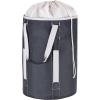 CleverMade Laundry Backpack Duffel Bag with Shoulder Straps – 62L / 16 Gal XL, Charcoal, Drawstring Top Closure for Travel Clothes, Gym, College, Dorm(Charcoal – Pack of 1)