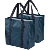 CleverMade Under Bed Storage Bag – Collapsible Storage for Shoes and Clothes Easy Use – Heavy Duty Utility Bag Home(Ocean (42l) – Tote – Pack of 2)