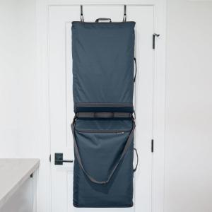 CleverMade Convertible Laundry Hamper Bag – Shadow Gray Stone holds 21.5L / 20 lbs 1 Compartment – Storage with Handles for Home Organization(Convertible – Charcoal – 2 Compartments (43L))
