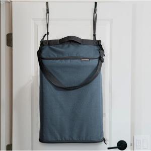 CleverMade Convertible Laundry Hamper Bag – Shadow Gray Stone holds 21.5L / 20 lbs 1 Compartment – Storage with Handles for Home Organization(Convertible – Charcoal – 1 Compartment (21.5L))