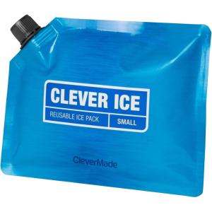 CleverMade Reusable Ice Pack – Long Lasting Cold Freezer Packs for Insulated Coolers & Lunch Bags – Add Water & Freeze – Clever Ice – No Ice Needed – Size Small – Set of 5