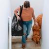 CleverMade Large Laundry Basket Hamper Bag, 90l Portable Collapsible Cart with Wheels, Heavy Duty Storage Organizer for Clothes & Groceries, Rolling Utility Tote with 75 lb Capacity, Foldable, Onyx