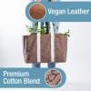 CleverMade Collapsible LUXE Tote – Reusable Grocery Shopping Storage Bag Organizer w/Handles Reinforced Bottom(Pretty in Peony)