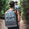 CleverMade Pacifica Backpack Coolers Insulated Leak Proof, Midnight/Charcoal – 24 Can Insulated Cooler Bag, Picnic and Beach Backpack Lunch Box – Cooler Backpack Made From Recycled Materials(Charcoal)