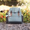 CleverMade Pacifica Backpack Coolers Insulated Leak Proof, Midnight/Charcoal – 24 Can Insulated Cooler Bag, Picnic and Beach Backpack Lunch Box – Cooler Backpack Made From Recycled Materials(Charcoal)
