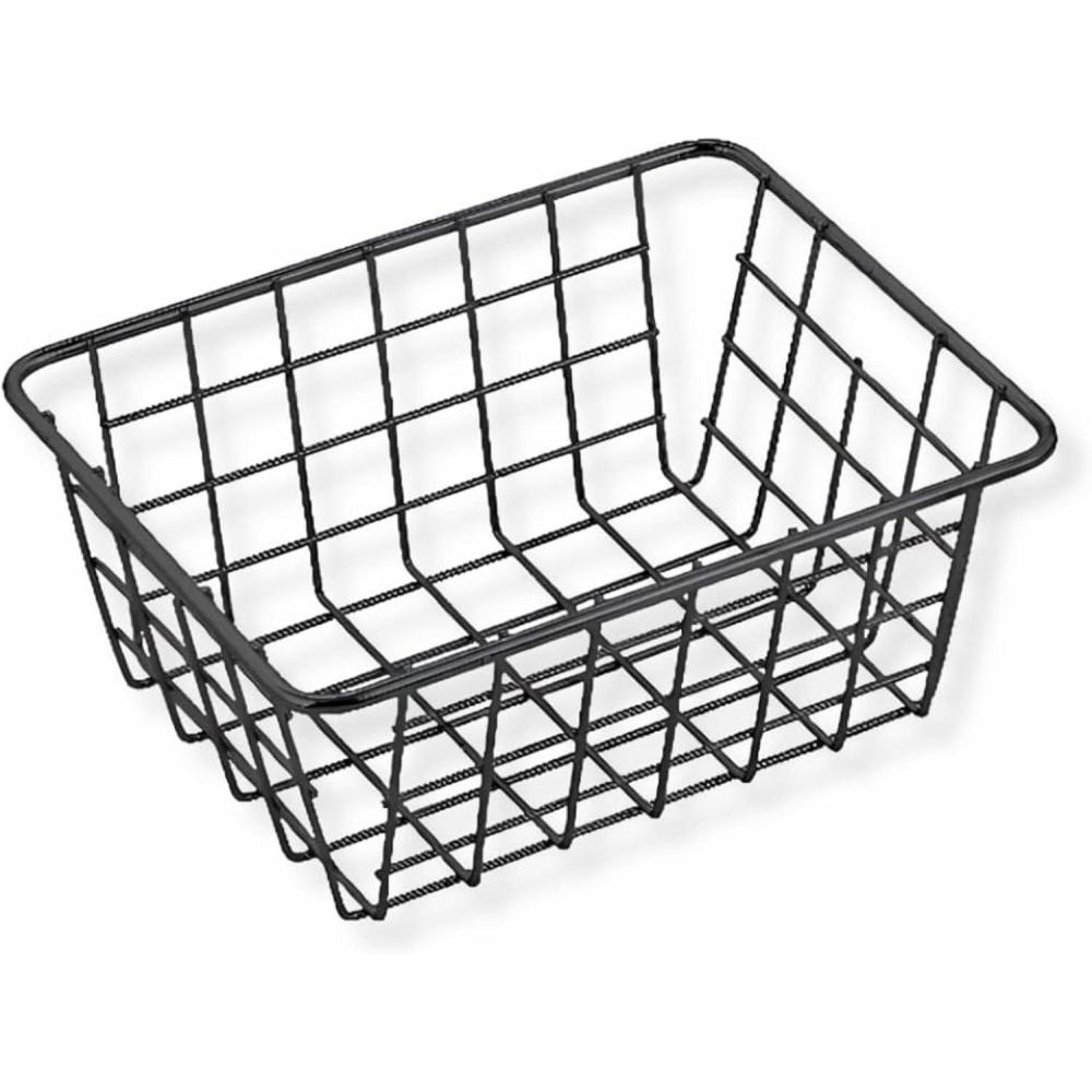 imagePARENCE Panier de Rangement en Mtal Organisateur Rectangulaire 20x15