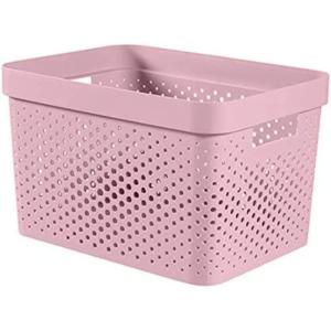 Curver | Bac Infinity 17L, Vert, 35,5 x 26,2 x 21,9 cm, Plastique recyclé(Rose)