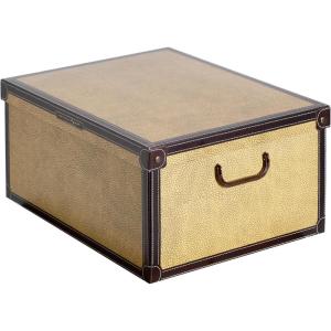 Kanguru 026 TA Baulino Boîte de Rangement en Carton Plastifiée Tapirus 35 x 25 x 17,5 cm(LARGE 1 BOITE)