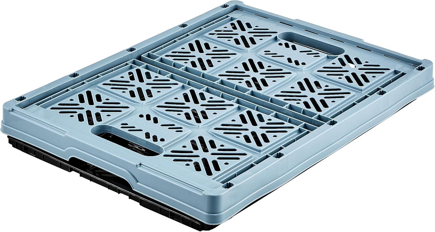 imagekeeeper Bote Pliante Robuste Ida Plastique Rsistante PP 48 x 35 x 23 cm 32 L Nordic BlueNordic Blue