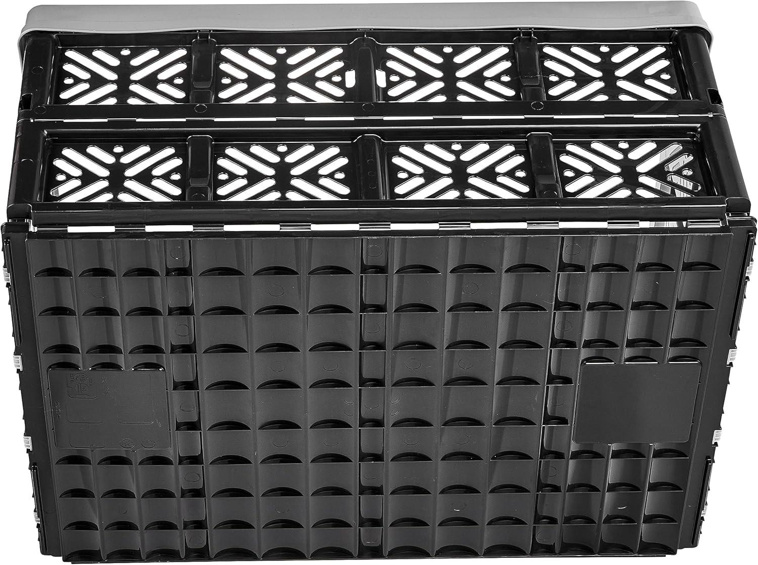 imagekeeeper Bote Pliante Robuste Ida Plastique Rsistante PP 48 x 35 x 23 cm 32 L Nordic BlueNordic Grey