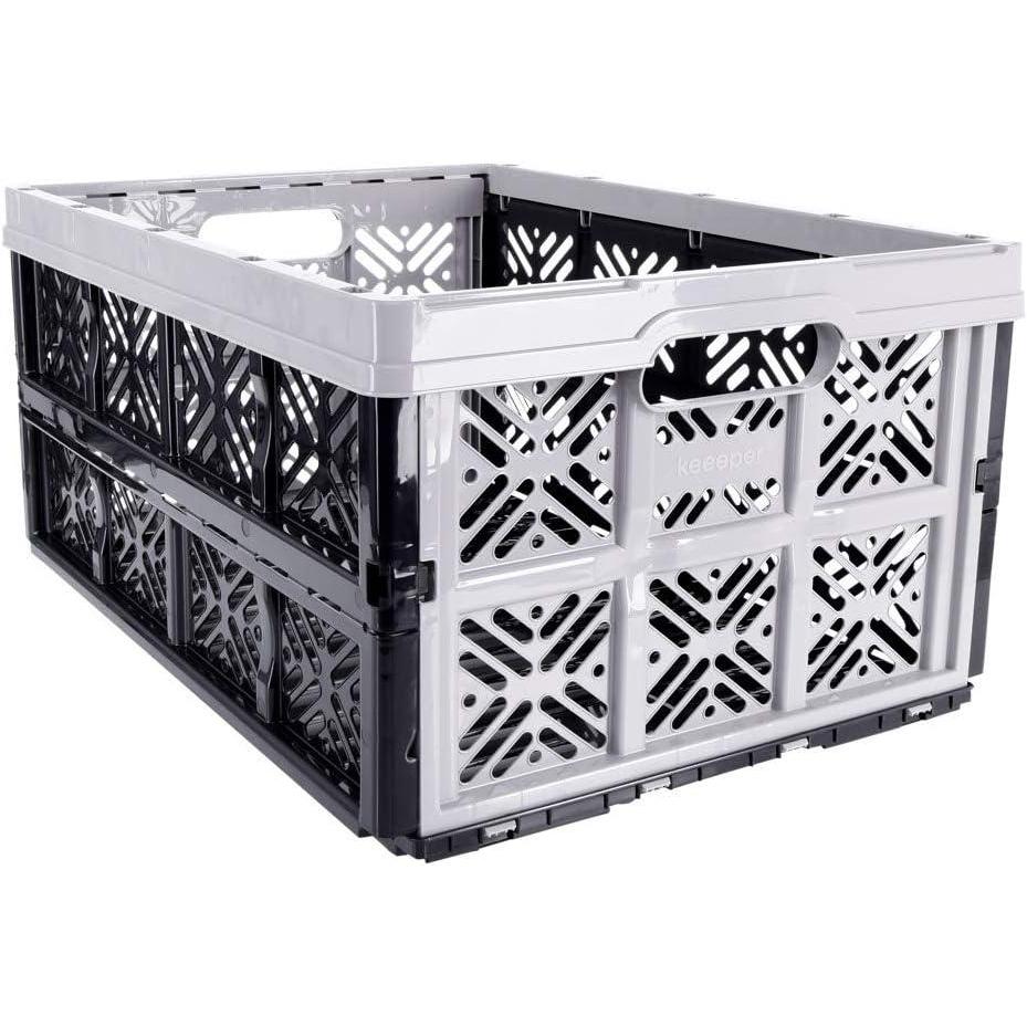 imagekeeeper Bote Pliante Robuste Ida Plastique Rsistante PP 48 x 35 x 23 cm 32 L Nordic BlueGris Urbain