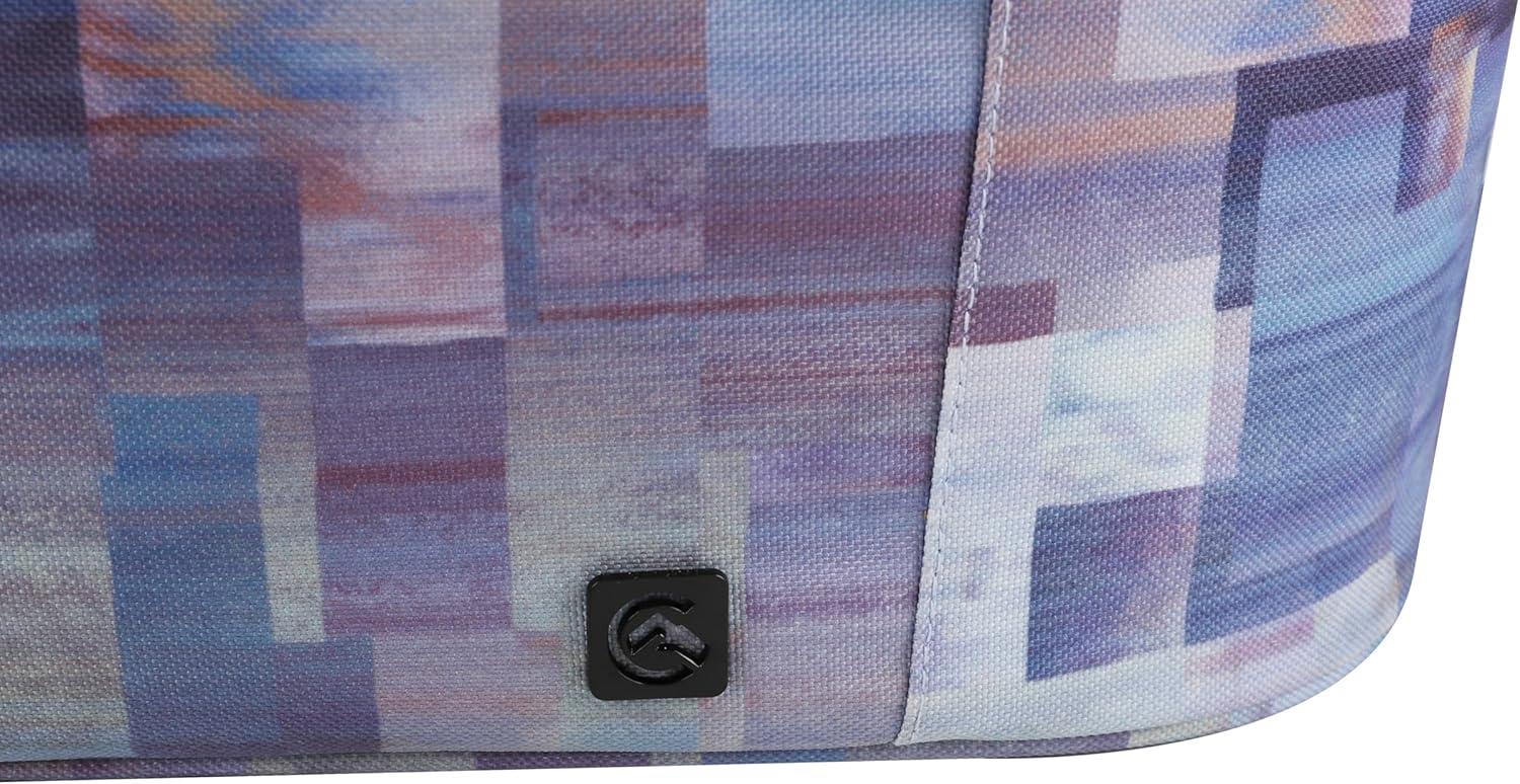 imageALLCAMP Sac Pique Nique Isotherme Pliable Glacire Souple Doublure tanche PorteRepas Camping Plage 4h Isolation ChaudFroid Bleu fonc 22LViolet Clair