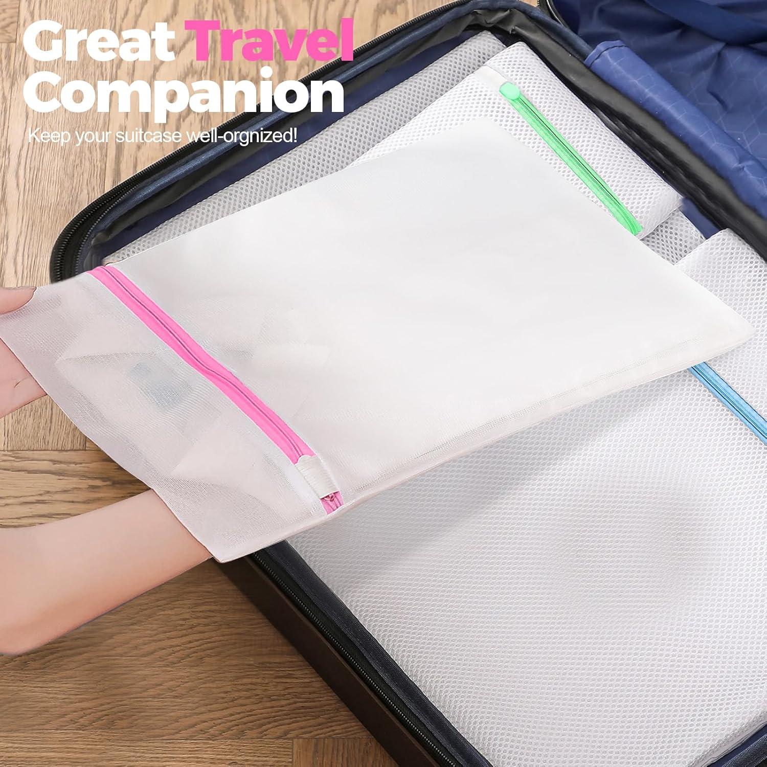 imageSac linge pour machine laver5 Set Filet linge pour machine laverLaundry Bag pour articles dlicatssoutiengorgechemisiersousvtementschaussuresvtements de bbWash Bag etc Rose5 Set1XL 2L 2MMulticolore