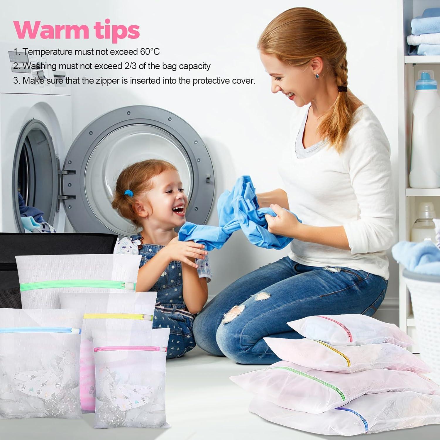 imageSac linge pour machine laver5 Set Filet linge pour machine laverLaundry Bag pour articles dlicatssoutiengorgechemisiersousvtementschaussuresvtements de bbWash Bag etc Rose5 Set1XL 2L 2MMulticolore