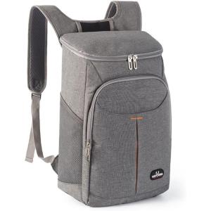 Sac à Dos Glaciere Isotherme, Portable Sac Pique Niques 25L Cooler Backpack Bag, pour Hommes Femmes pour Déjeuner Plage Camping BBQ Pique-Nique Travail Ecole(Gris)