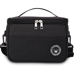 Sac Isotherme Repas 6.4L, Sac Lunch Box Isotherme, Sac Isotherme Repas Bureau, Sac Repas Isotherme, Sac Lunch Isotherme Portable Voyage Pique-nique(Noir)