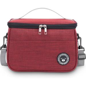 Sac Isotherme Repas 6.4L, Sac Lunch Box Isotherme, Sac Isotherme Repas Bureau, Sac Repas Isotherme, Sac Lunch Isotherme Portable Voyage Pique-nique(Rouge)
