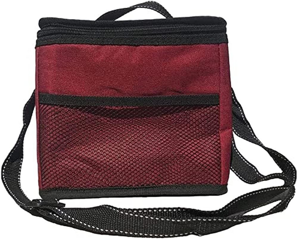 imageNOVAGO Sac PiqueNique Sac Repas Sac djeunerMini Glacier Isotherme Impermable PliableBordeaux