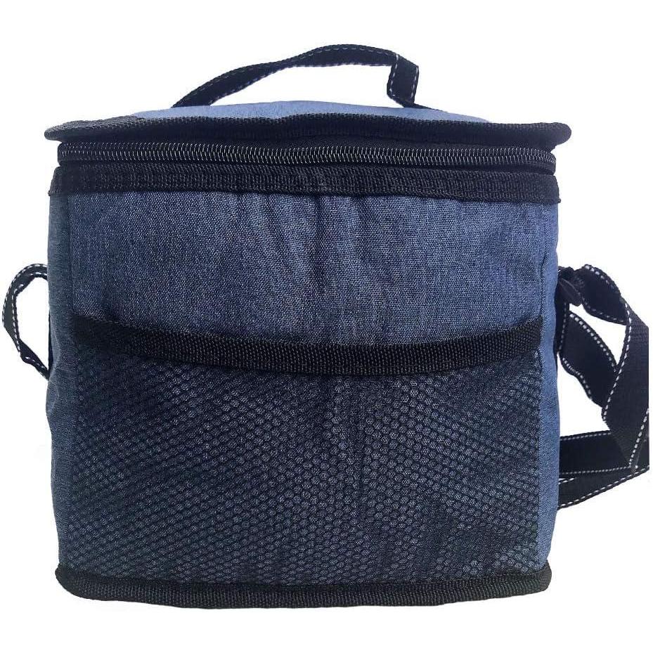 imageNOVAGO Sac PiqueNique Sac Repas Sac djeunerMini Glacier Isotherme Impermable PliableBleu