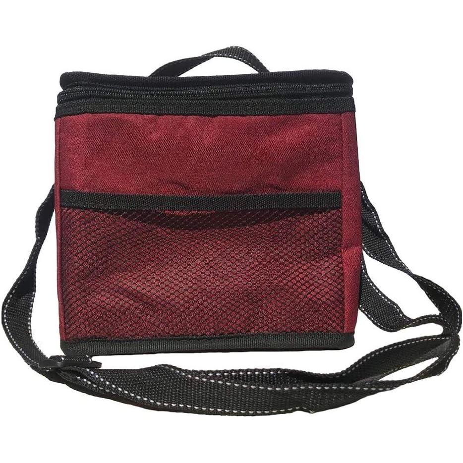 imageNOVAGO Sac PiqueNique Sac Repas Sac djeunerMini Glacier Isotherme Impermable PliableBordeaux