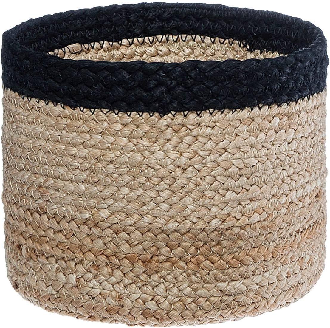 image:imageAtmosphera Set de 3 paniers Jute BlancNoir