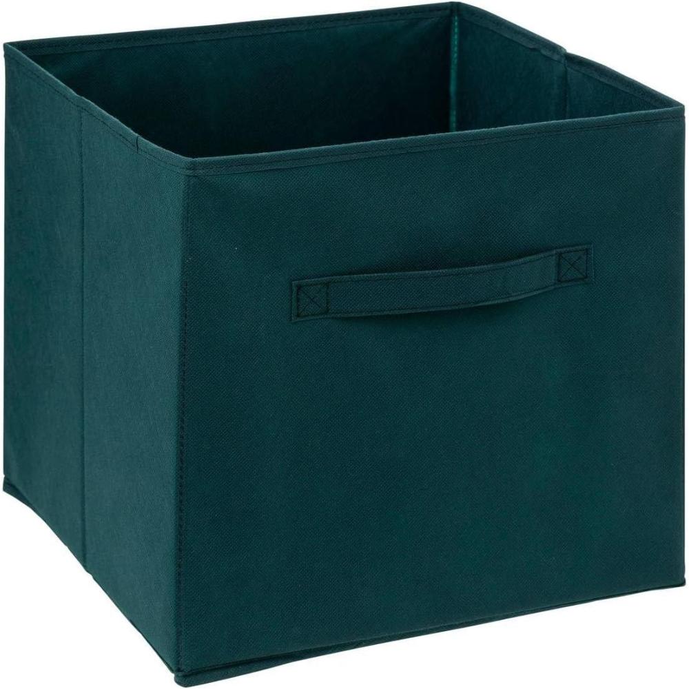 image:image5five panier tissu 31x31cm mix n modul bleu ptrolePtrole