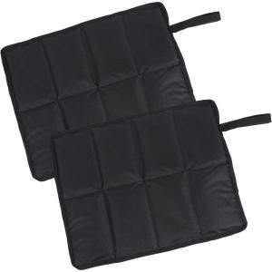 2 Pièces Coussins de Siège Pliable, Tapis de Siège d&rsquo;extérieur, Tapis de Asseoir Imperméable et Isolant, avec Corde élastique, pour Extérieur Randonnée Jardin Pique Nique