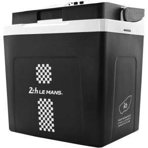 24H LE MANS Glacière électrique frigo auto, voiture, camping car, chauffe-plat, pique-nique, chaud/froid, chauffe-plat (12V/24V)(25 Litres)