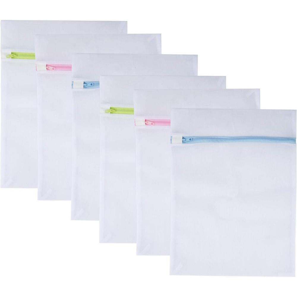 image:image6 Pices Sacs Linge 40x30cm Filet de Lavage pour Protger Vos Diffrents Types de VtementsChaussures ChaussettesSoutiensgorgeSous Vtements
