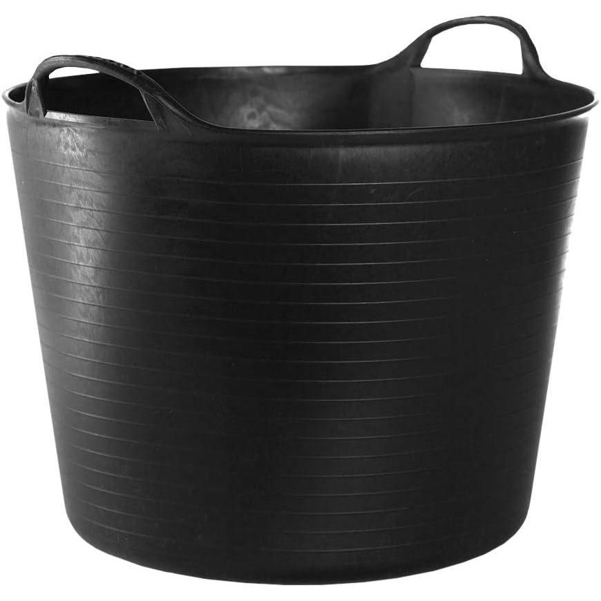 image:imageConteneur Seau Panier Flexible Multifonctionnel pour Maison curie Jardin Garage Animal Stockage Transport Lavage Alimentation Lavage Capacit de Levage Jusqu 120kg 42L Noir42L