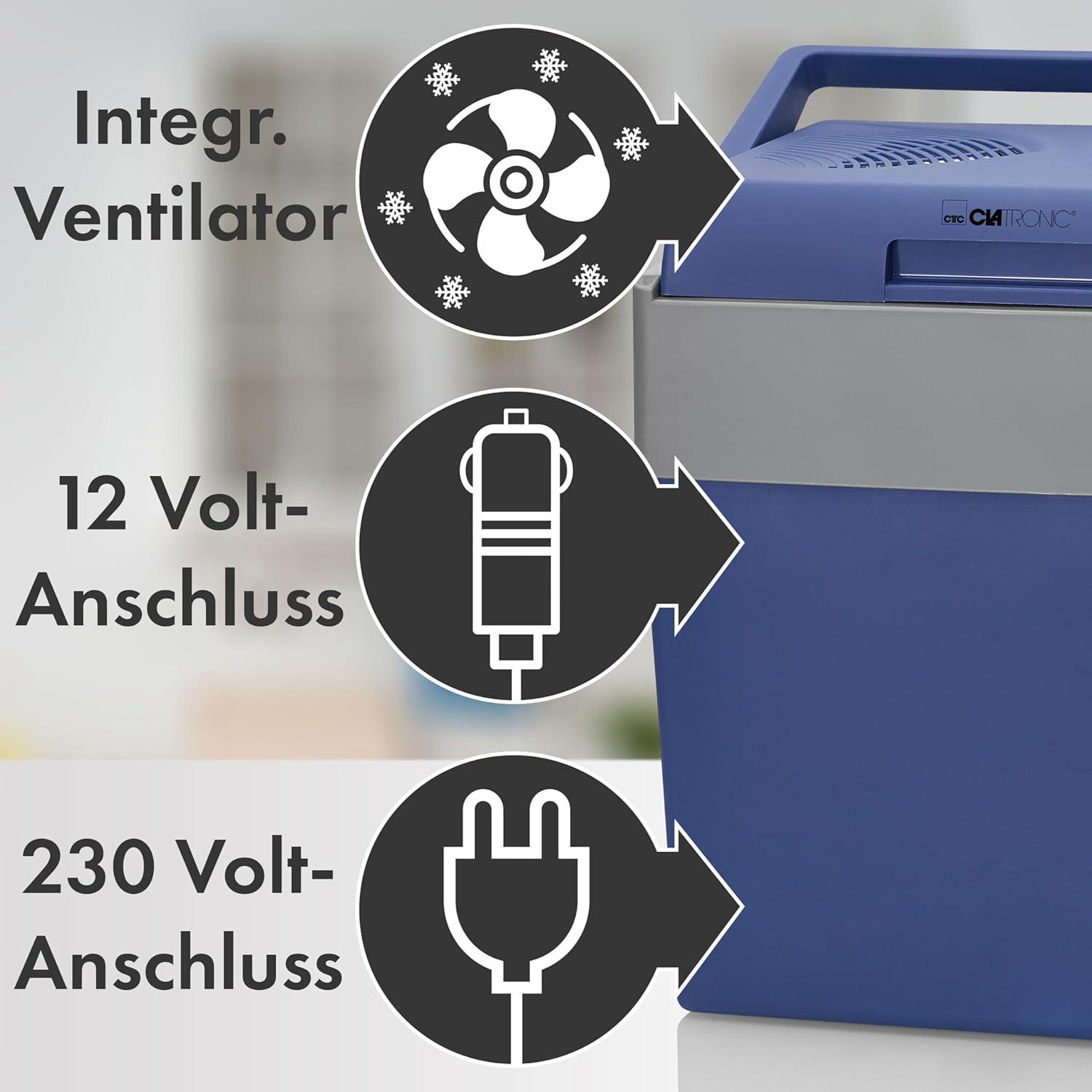image:imageGlacire lectrique chaudfroid 30L Clatronic KB 3714 Bleu