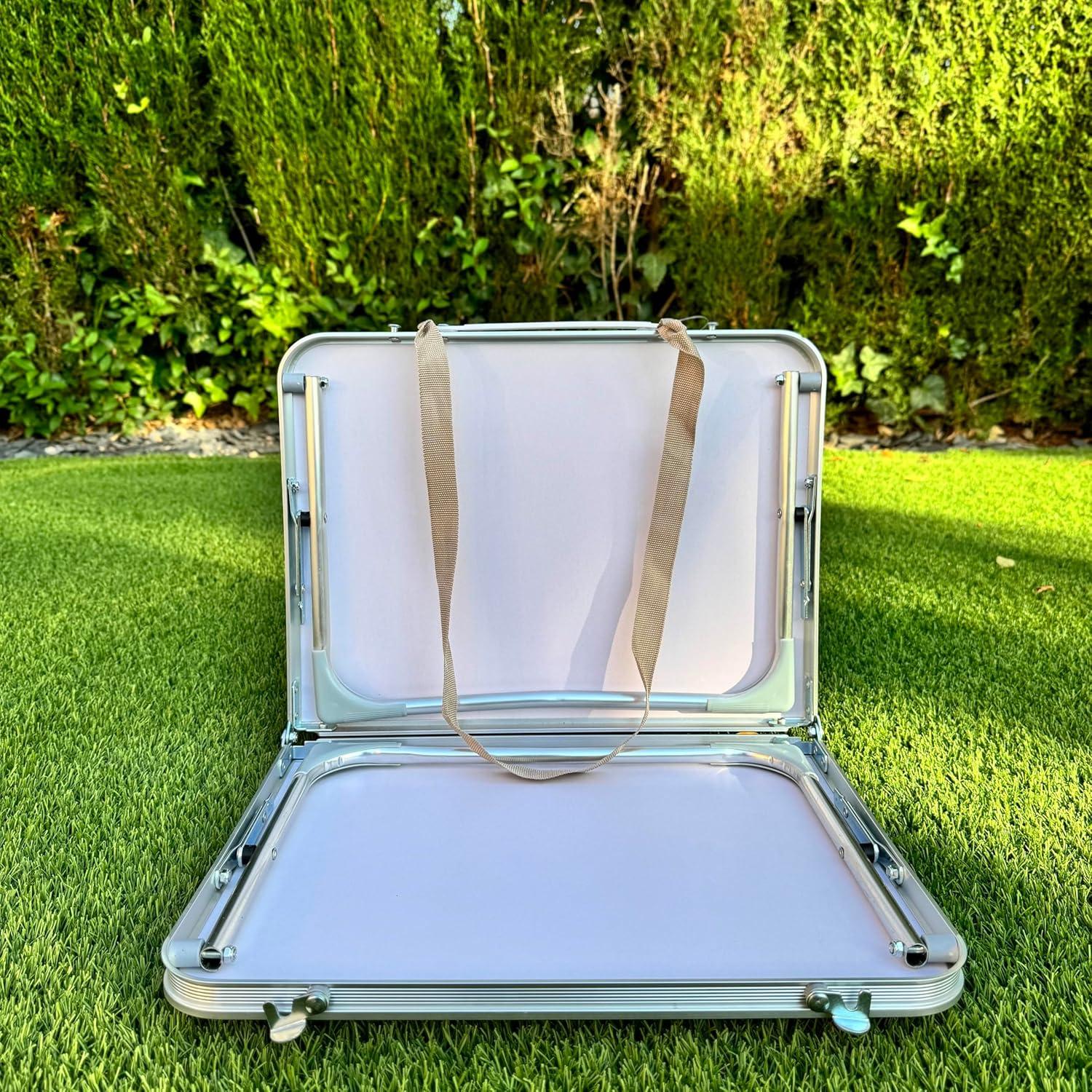 image:imageTable pliante de camping et de plage 60 x 40 x 26 avec poigne