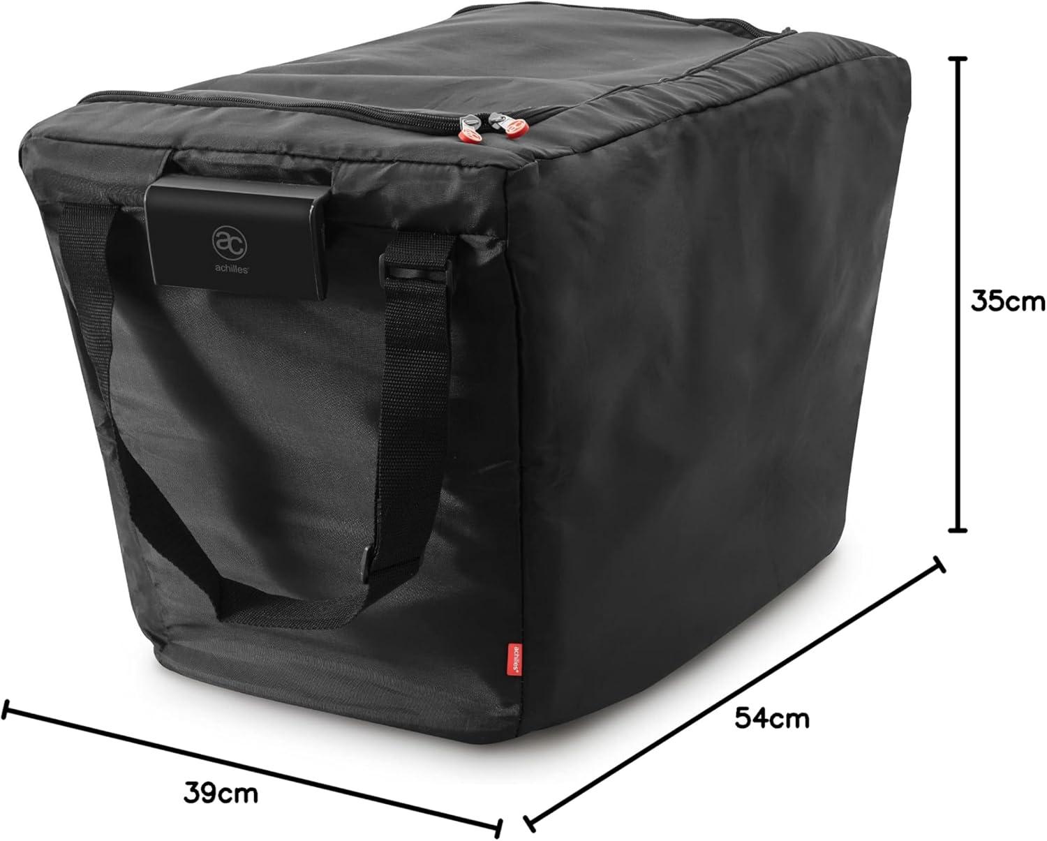 image:imageachilles sac isotherme suspendre sac pliable pour caddie thermique glacire grande bote thermique sac provisions pour tous les caddies courants 54x35x39cm noir