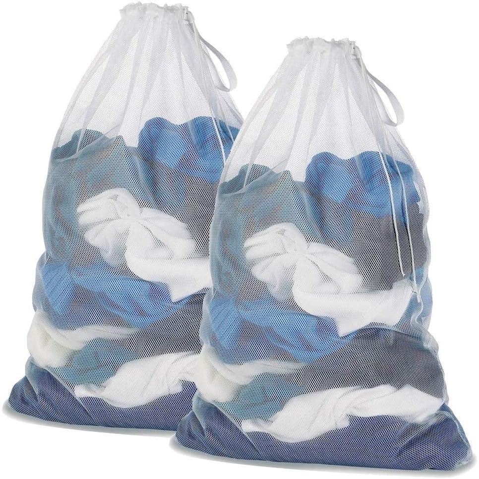 image:imageDoGeek Filet Linge Machine Laver Sac de Lavage en Maille la Corde pour la Lessive 1pc2 Pcs