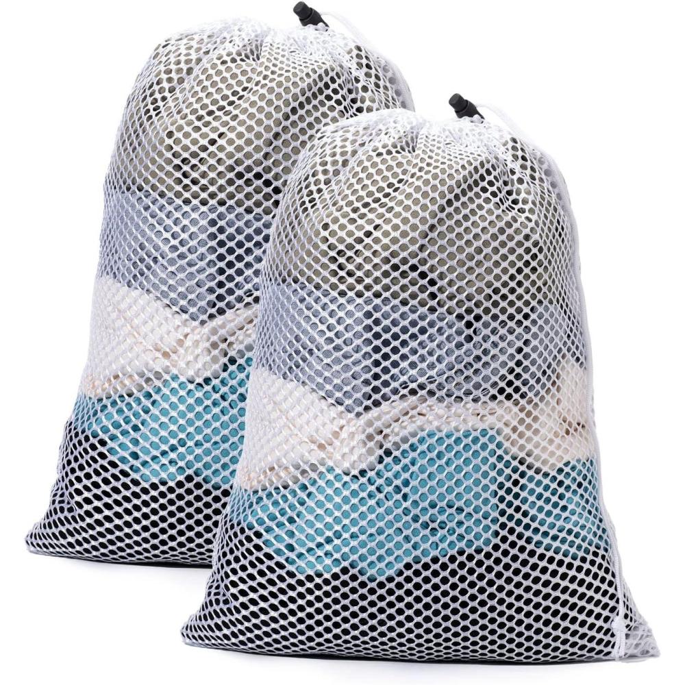 image:imageDoGeek Filet Linge Machine Laver Sac de Lavage en Maille la Corde pour la Lessive 1pcSY3040 2pc