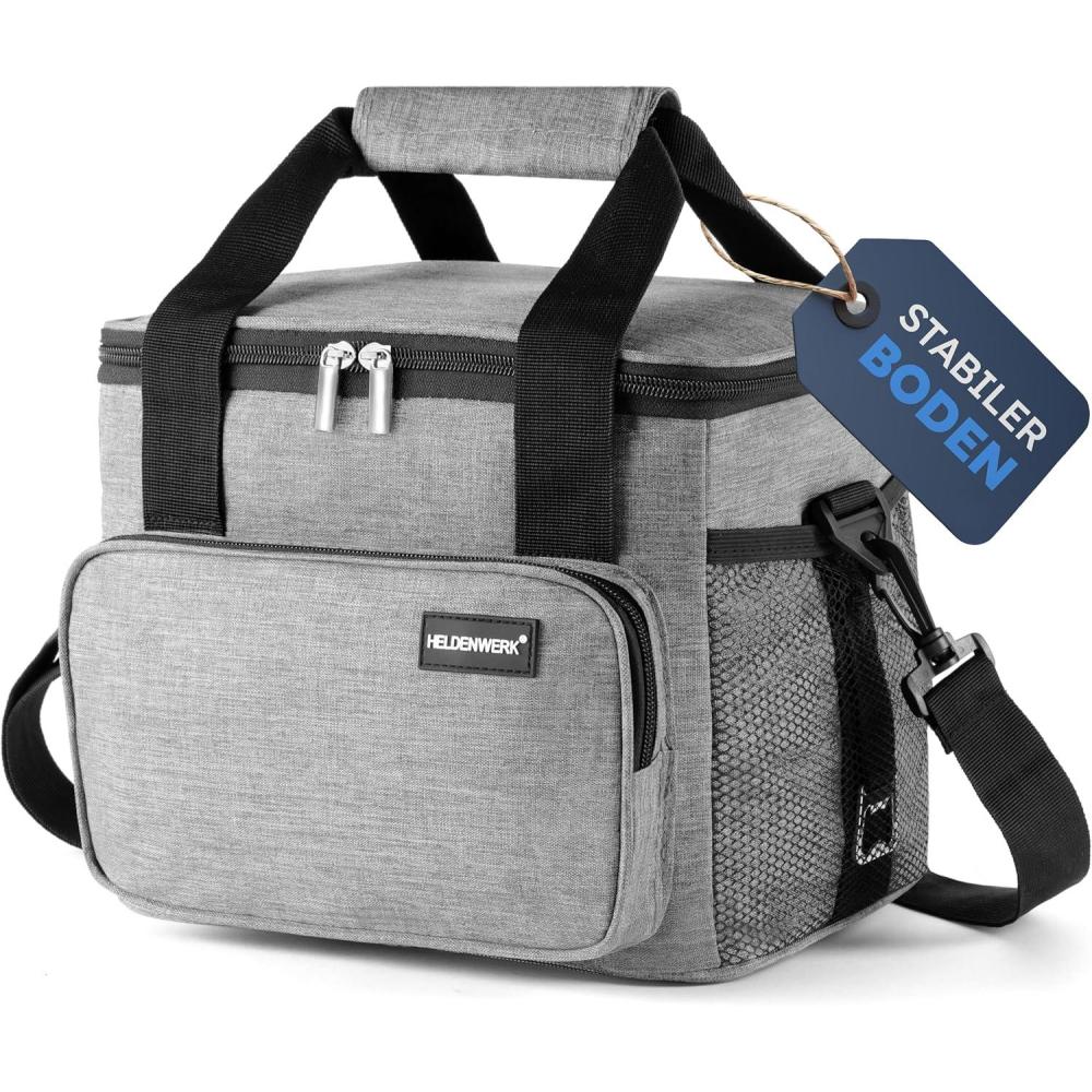 image:imageHELDENWERK Sac Isotherme pour Aliments et BoissonsGris Clair