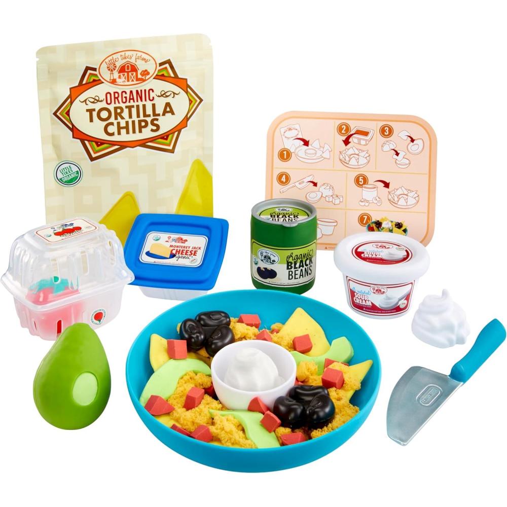 image:imageLittle Tikes Creative Chefs Shopping Basket Panier de Courses pour Jouer Faire Semblant Jouet Facile Transporter pour Garons et Filles Ds 18 MoisNachos Kit